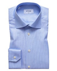 Eton Slim Fit Houndstooth Dress Shirt
