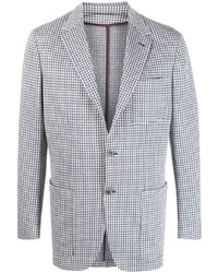 Canali Houndstooth Single Breasted Blazer