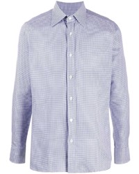 Tom Ford Houndstooth Print Buttoned Shirt
