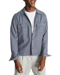 Reiss Astra Houndstooth Shirt Jacket