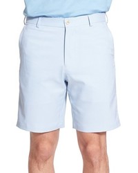 Light Blue Houndstooth Shorts