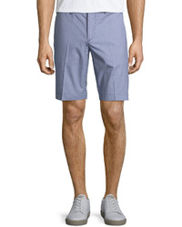 Prada Houndstooth Cotton Blend Shorts
