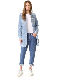 7 For All Mankind Long Trucker Jacket
