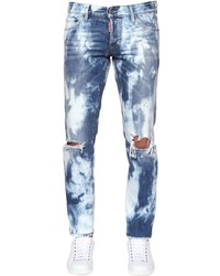 DSQUARED2 175cm Slim Bleached Wash Denim Jeans