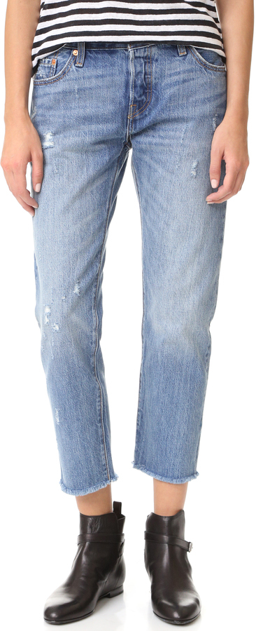 levis raw hem jeans