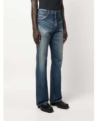 Saint Laurent 70s Whiskering Effect Bootcut Jeans