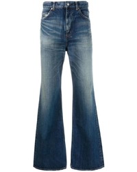 Saint Laurent 70s Whiskering Effect Bootcut Jeans