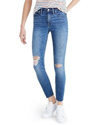 Madewell 9 Inch High Rise Skinny Crop Jeans