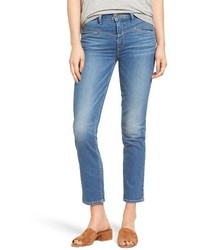 Paige Adelyn High Waist Ankle Straight Leg Jeans