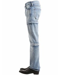 Balenciaga Adjustable Length Cotton Denim Jeans