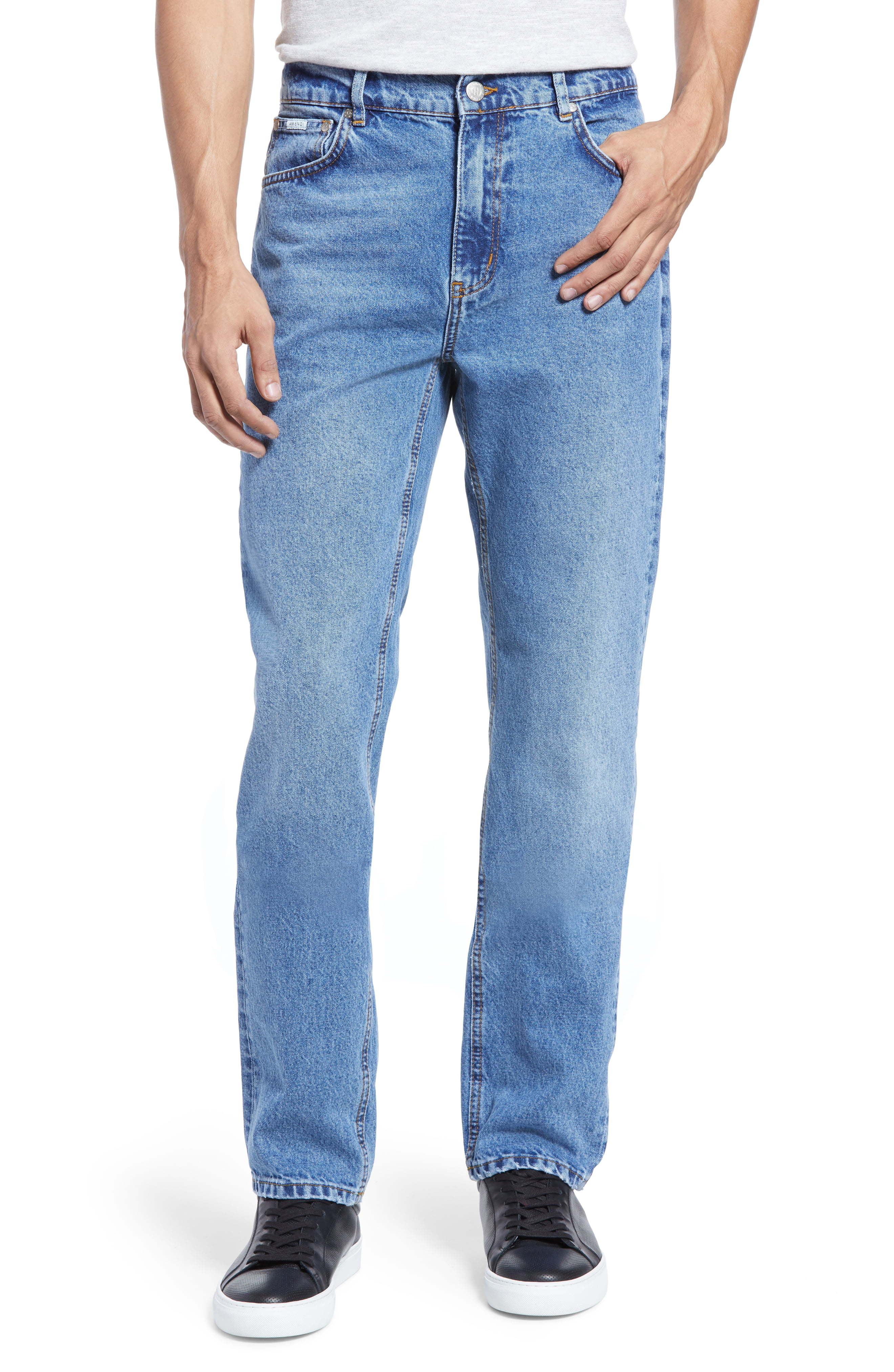 AMENDI Ake Slim Straight Leg Jeans, $89 | Nordstrom | Lookastic