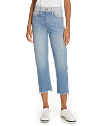 Alice + Olivia Jeans Amazing Two Tone Girlfriend Jeans