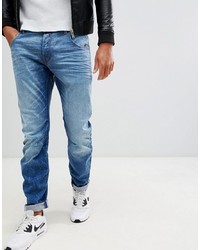 G Star Arc 3d Slim Fit Jeans In Light Aged