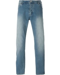 Armani Jeans Stonewash Effect Straight Leg Jeans