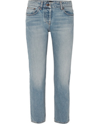 The Row Ashland Cropped Mid Rise Straight Leg Jeans