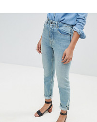 Asos Tall Asos Design Tall Florence Authentic Straight Leg Jeans In Light Green Cast