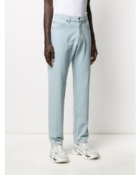 MSGM Back Patches High Rise Jeans