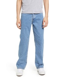 Topman Baggy Jeans In Mid Blue At Nordstrom