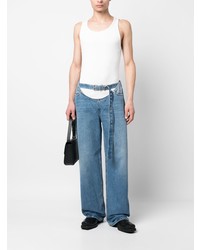 Y/Project Belted Waist Denim Jeans
