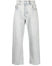 Htc Los Angeles Bleach Wash Frayed Jeans