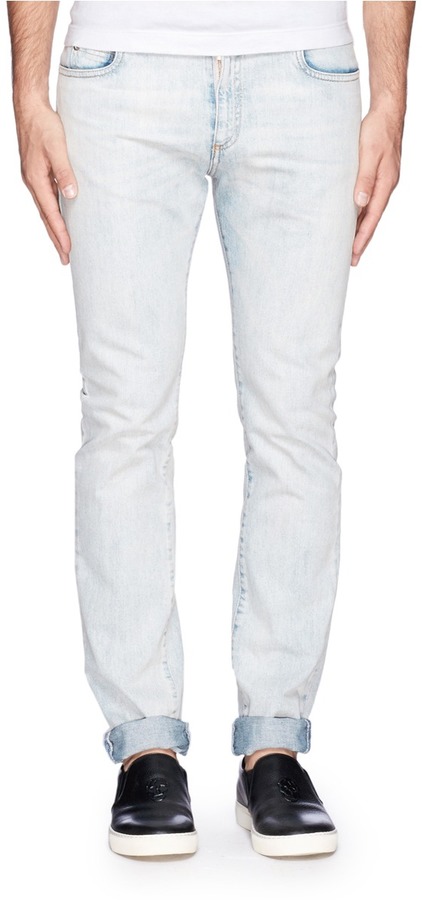 light bleached jeans