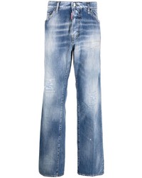 DSQUARED2 Bleached Wash Denim Jeans