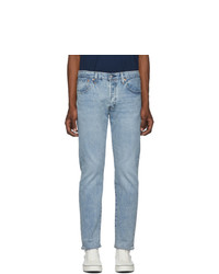 Levis Blue 501 Slim Taper Jeans