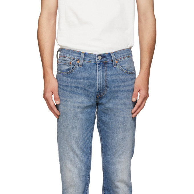 Levis Blue 511 Slim Fit Warm Jeans, $65 | SSENSE | Lookastic