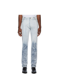 Balmain Blue 6 Pocket Degrade Jeans