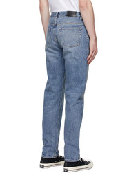 Frame Blue Clean Straight Jeans
