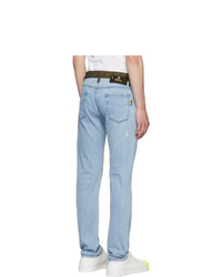 Fendi Blue Forever Belt Jeans