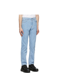 Burberry Blue Japanese Denim Straight Fit Jeans