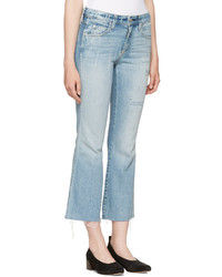 Amo Blue Kick Crop Jeans