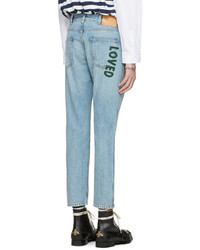 Gucci Blue Loved Jeans