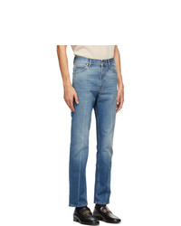 Gucci Blue Marble Wash Regular Fit Jeans