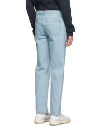 A.P.C. Blue Martin Straight Jeans