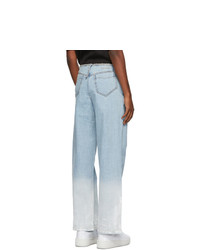 Ader Error Blue Oversized Pelton Jeans