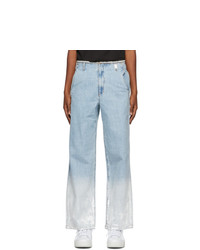 Ader Error Blue Oversized Pelton Jeans