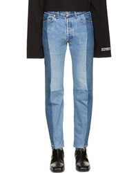 Vetements Blue Reworked Jeans