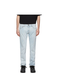 Off-White Blue Skinny Jeans