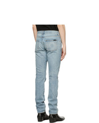 Saint Laurent Blue Slim Fit Jeans