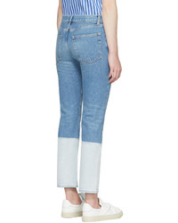 Ports 1961 Blue Two Tone Jeans