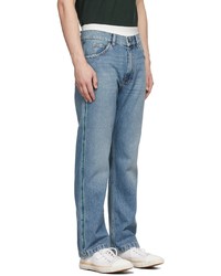 ERL Blue Washed Straight Jeans