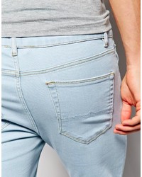 Asos Brand Super Skinny Jeans In Ice Wash