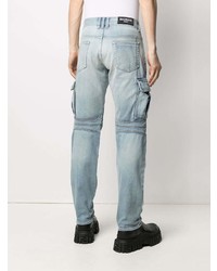 Balmain Cargo Pocket Tapered Jeans