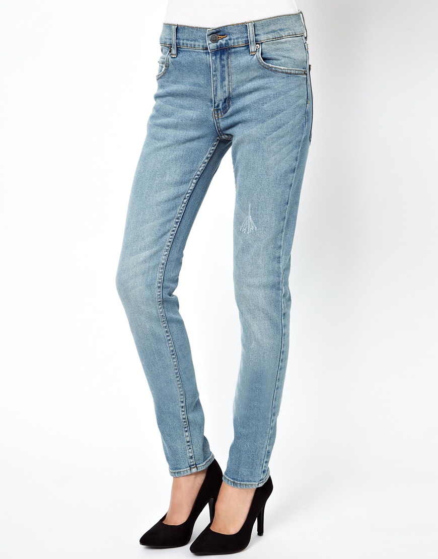 Cheap Monday Light Wash Tight Skinny Jeans | Where to buy & how to wear