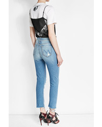 Mother Cheeky Cropped Jeans