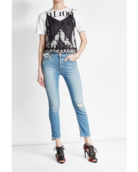 Mother Cheeky Cropped Jeans