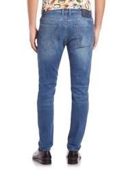 Versace Collection Five Pocket Slim Straight Jeans