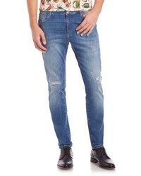 Versace Collection Five Pocket Slim Straight Jeans